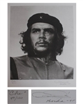 Photographer Alberto Korda Signs His Iconic Image of Che Guevara, Heroic Warrior -- Limited Edition Lithograph